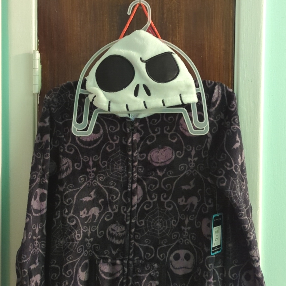 Disney Nightmare Before Christmas Onesie Union Jack Pajamas